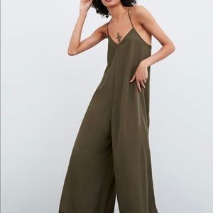 Zara long flowy jumpsuit